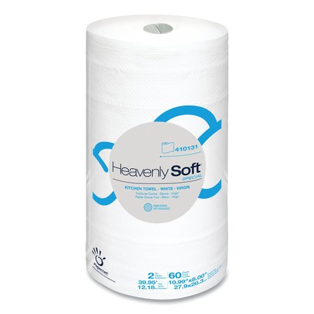 PAPERNET Center Pull Paper Towels, 2 Ply, 60 Sheets, 40 ft, White, 30 PK 410131